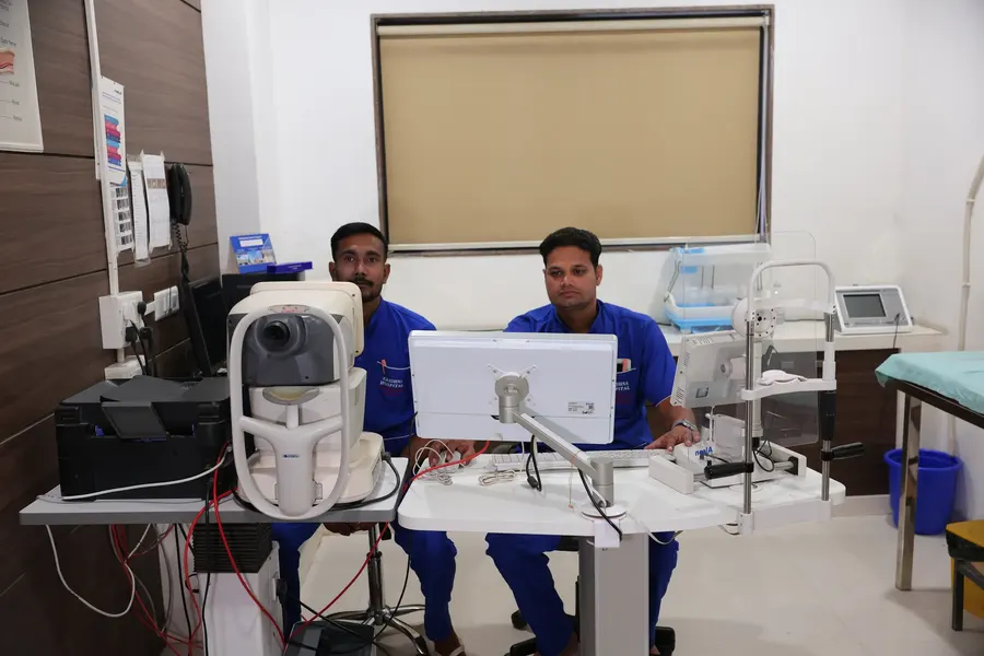 A closer look at our cataract workup room.