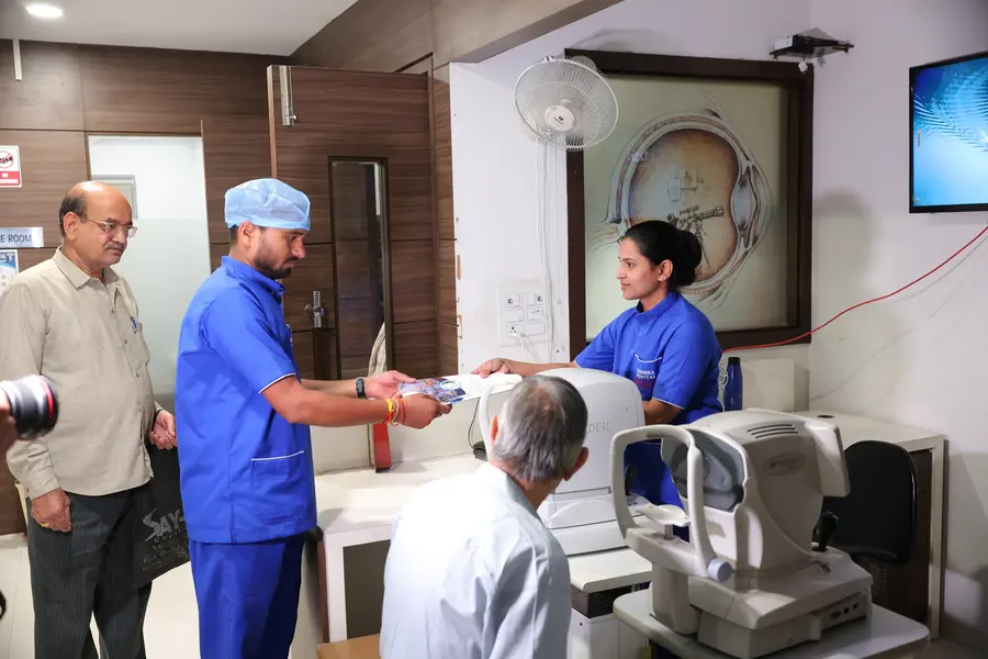 Modern equipment for clear vision checks.